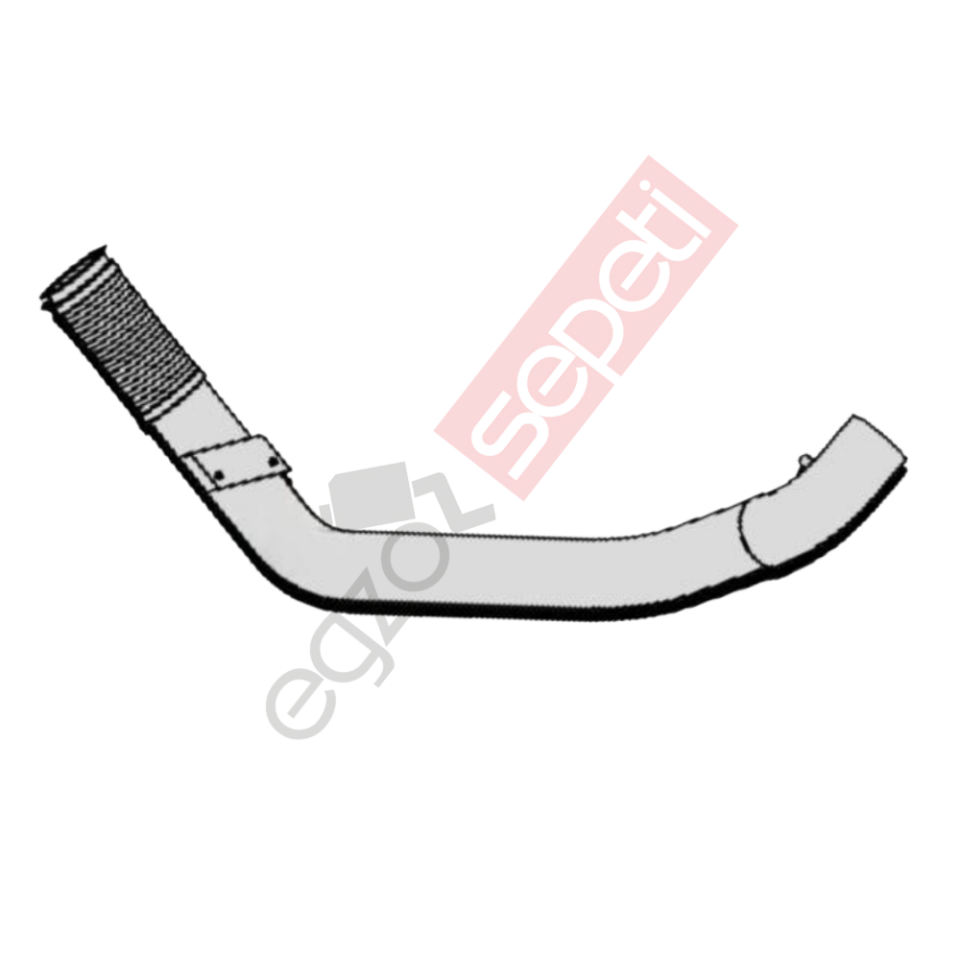 Iveco Eurotech Boru, Egzoz Ön, E3, 41201270 Iveco Eurotech Cursor Ø110 Alusi,