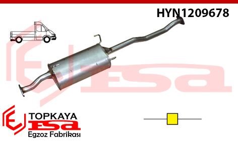 Hyundai Starex Orta Susturucu Borulu 2005>..