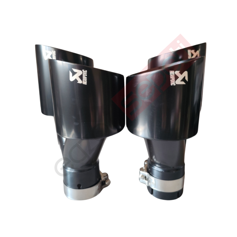 Akrapoviç Karbon Siyah Egzoz Ucu 100 MM Takım Sag Ve Sol Gerçek Karbon Malzeme İthal Ürün