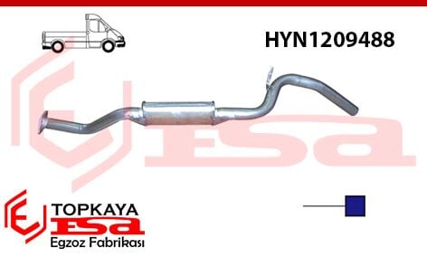 Hyundai Starex Kamyonet Arka Susturucu Borulu 2004 > ...