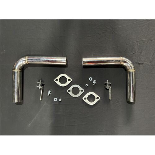 Cupra Leon Sag Ve Sol Egzoz Çıkışlarını Aktif Etmek İçin Özel Üretim Krom Boru, Flans Sistemi Ve Bağlantı Ekipmanları