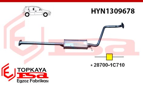 Hyundai Getz 1.5 Hb Orta Susturucu Borulu 2006 > …