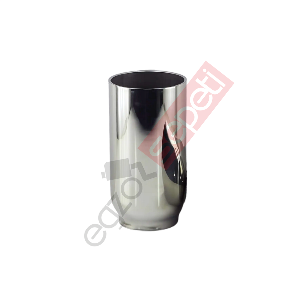 Krom Egzoz Ucu 304 Kalite Yuvarlak Çap Ölçüsü 8X17 Cm