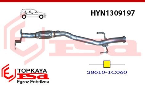 Hyundai Getz 1.3 Ön Ara Boru Spiralli 2002 >..