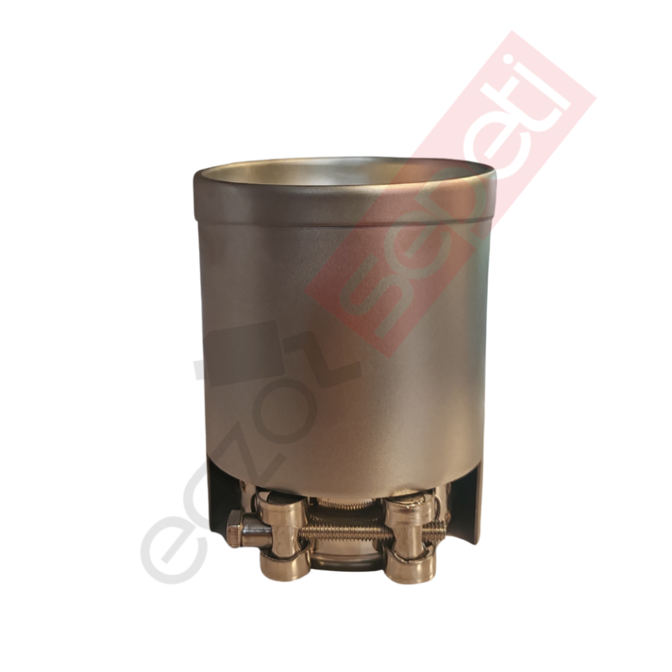 Akrapoviç Mat Gri Egzoz Ucu 90 MM Geçme İthal Ürün