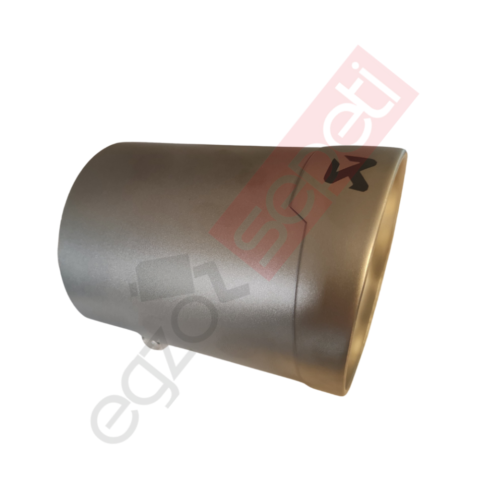 Akrapoviç Mat Gri Egzoz Ucu 90 MM Geçme İthal Ürün