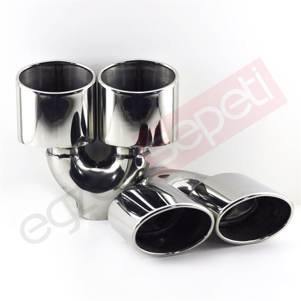 Bmw Yassı Egzoz Ucu Sag Ve Sol Taraf Takım