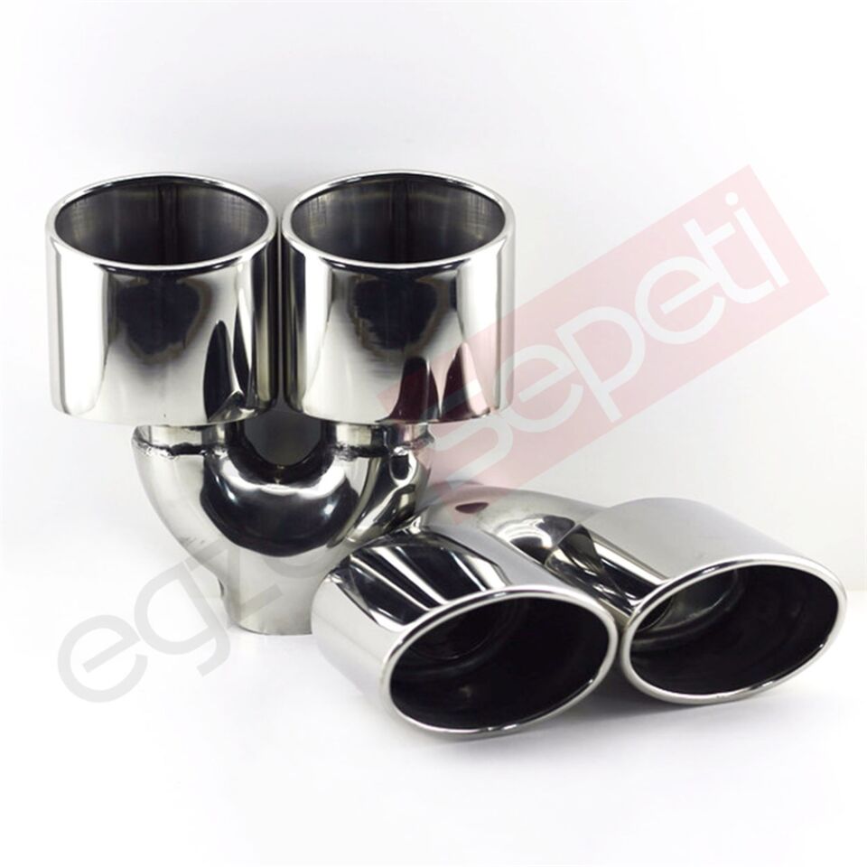 Bmw Yassı Egzoz Ucu Sag Ve Sol Taraf Takım