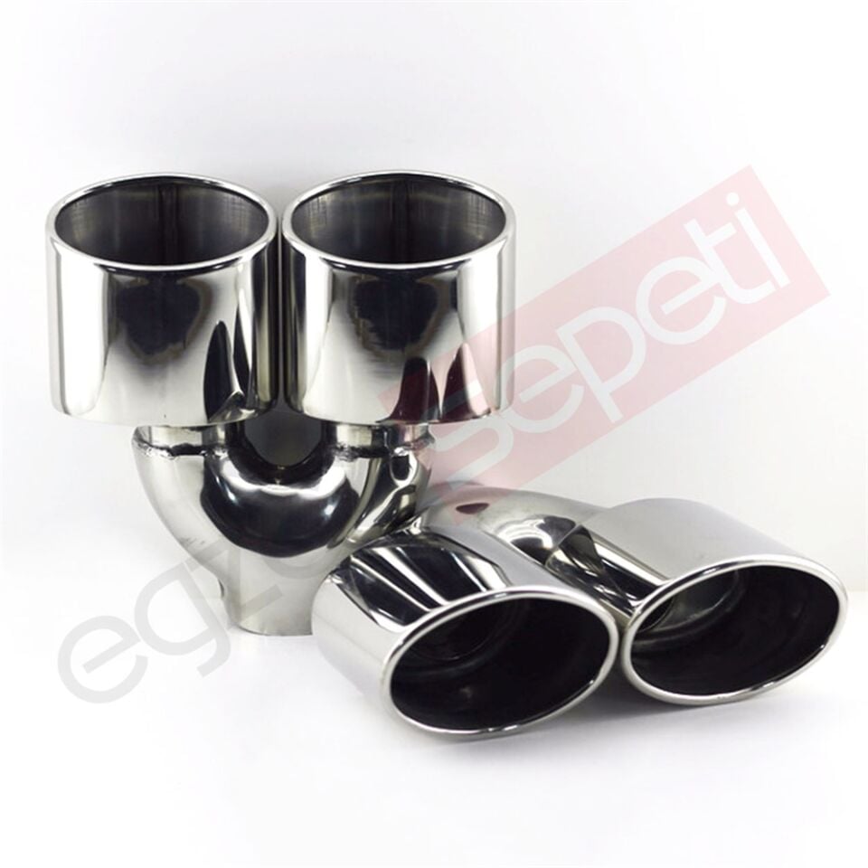 Bmw Yassı Egzoz Ucu Sag Ve Sol Taraf Takım