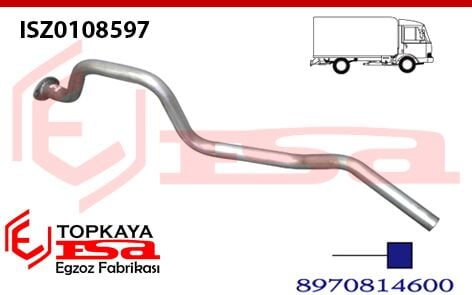 Isuzu NKR 2.8 Dsl Kamyonet Çıkış Borusu 1994 > 1995