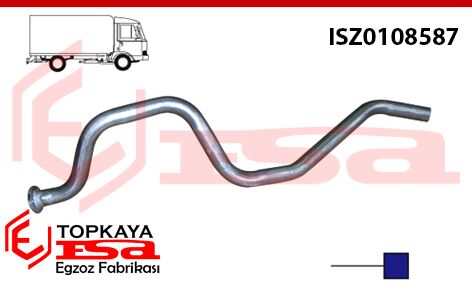 Isuzu NKR 55 Kamyonet Çıkış Borusu 1997 > ...