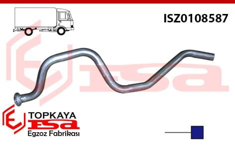 Isuzu NKR 55 Kamyonet Çıkış Borusu 1997 > ...