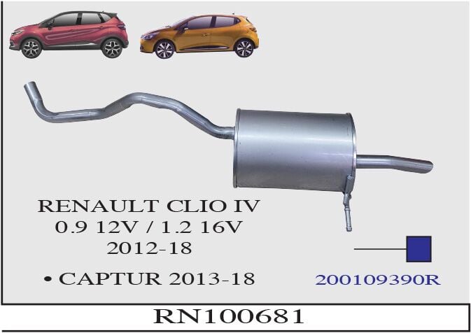 Renault Captur 0.9 12V /1.2 16V 2012 > 2018 İle Aynı