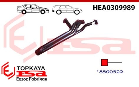 Tofaş 131 Slx Düz Headers 1993 > 2000