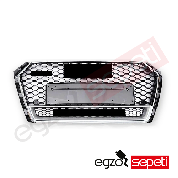 Audi A4 Rs4 Panjur Quattro Yazılı Krom/Siyah 2015-On