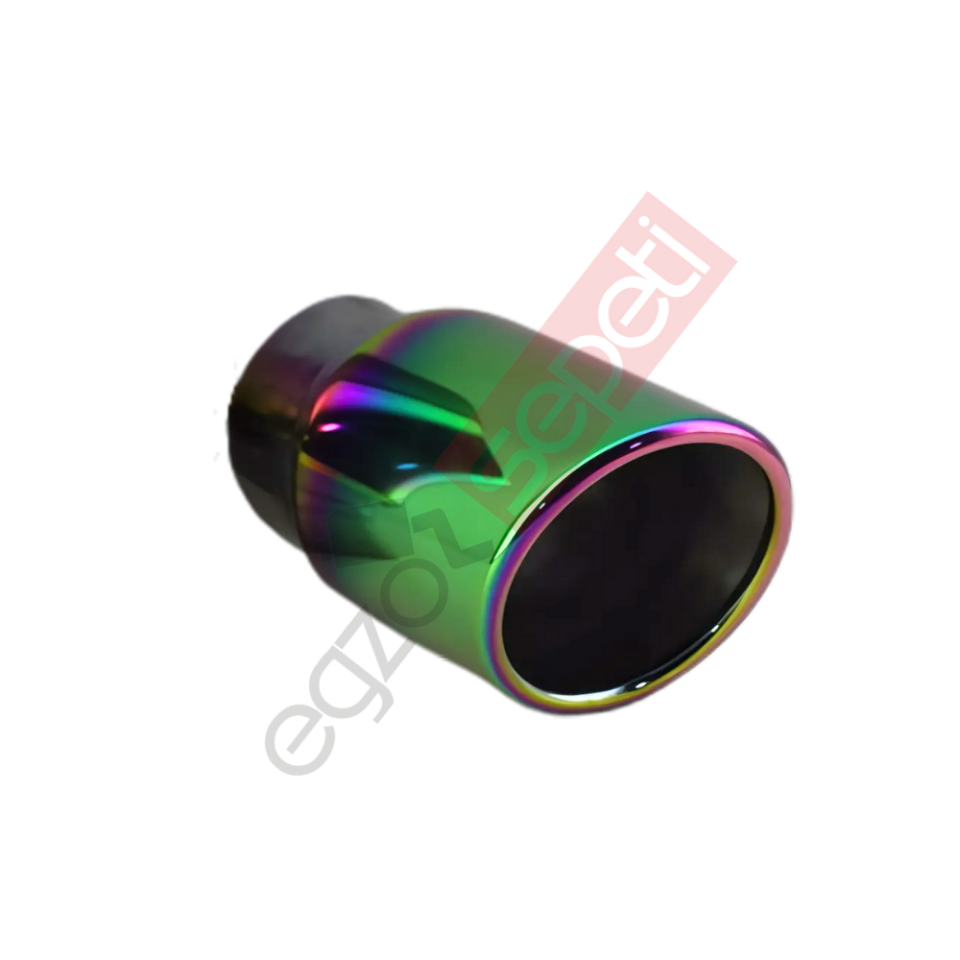 Krom Egzoz Ucu Sol Taraf 304 Kalite Yuvarlak Çap Ölçüsü 8X120 mm