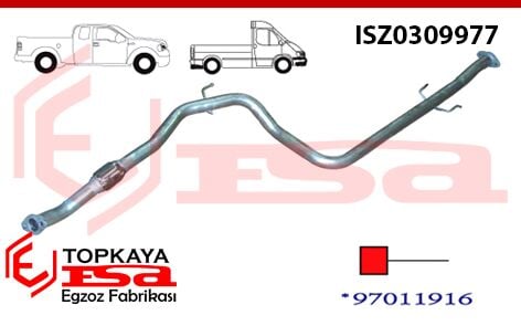 Isuzu Campo Pıck Up Ön Ara Borulu Spiralli 1990 > ...