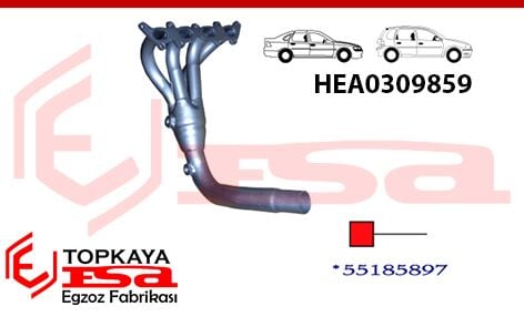 Fiat Palio / Fiat Siena 1.2 Headers 2001 > 2003
