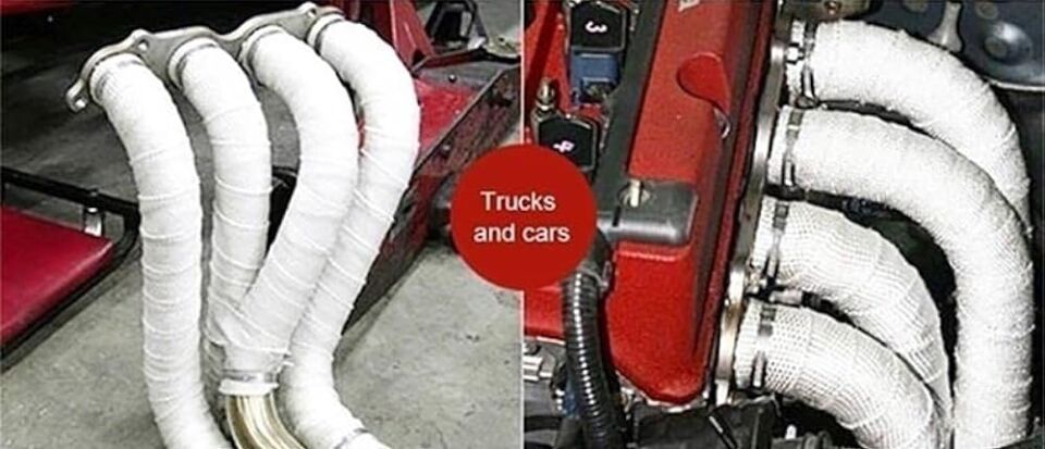 Seramik Amyant Sargı Bezi Isı Koruma 10 Mt Genişlik 5 CM