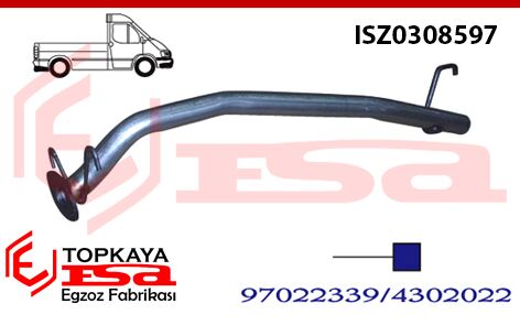 Isuzu Campo Tfr Pick Up Çıkış Borusu 1990 > 1994