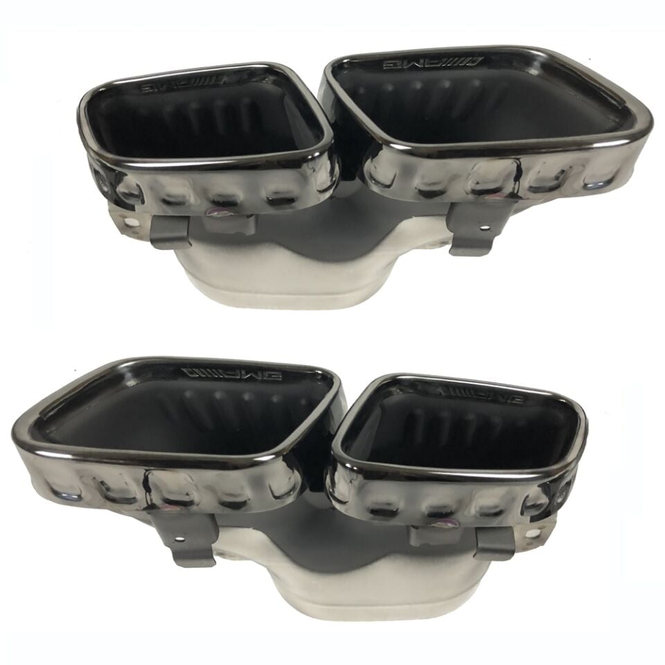 W213 DİFÜZÖR SİYAH ÇITA / SİYAH EGSOZ E63 FACELIFT