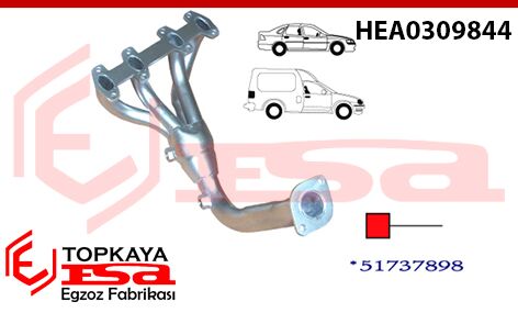 Fiat Siena Headers Benzinli 2006 > ...