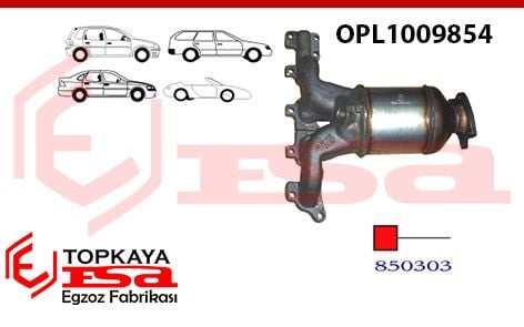 Ford Ka 1.8 Katalitik Konverter Euro 4 2005 > …