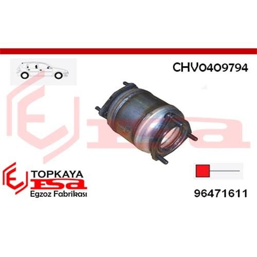 Chevrolet Aveo 1.2İ - 1.4İ 2004 > 2008 Katalitik Konvertör Euro 4