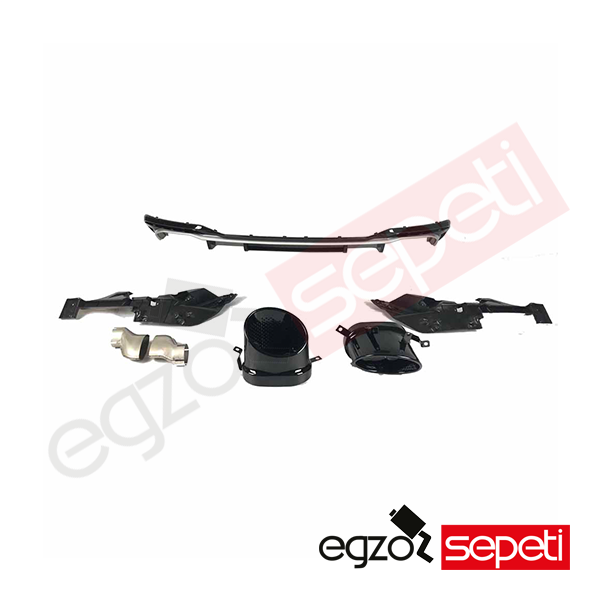 Audi A4 Difüzör+Egsoz Seti Rs 4D 2019-2022