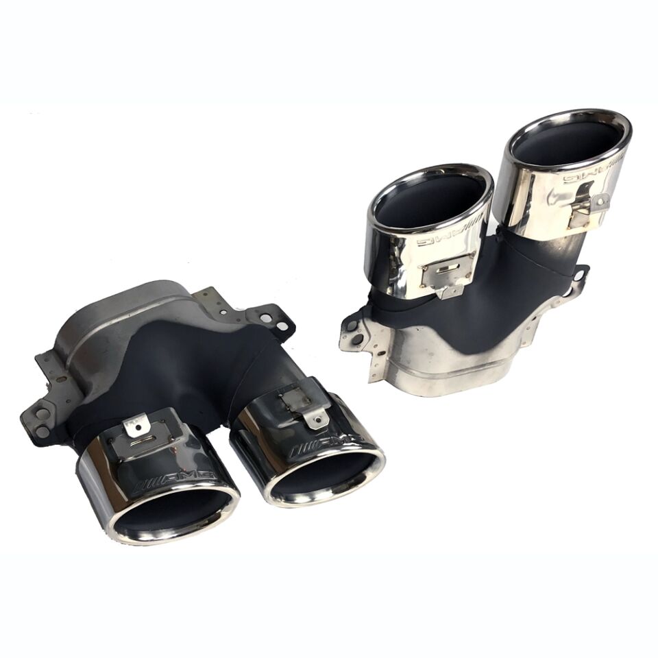 W253 DİFÜZÖR GLC43 KROM ÇITA / KROM EGSOZ FACELIFT COUPE