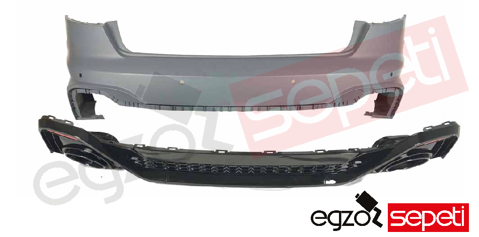 Audi A4 Arka Tampon Seti Rs 4D 2019-2021