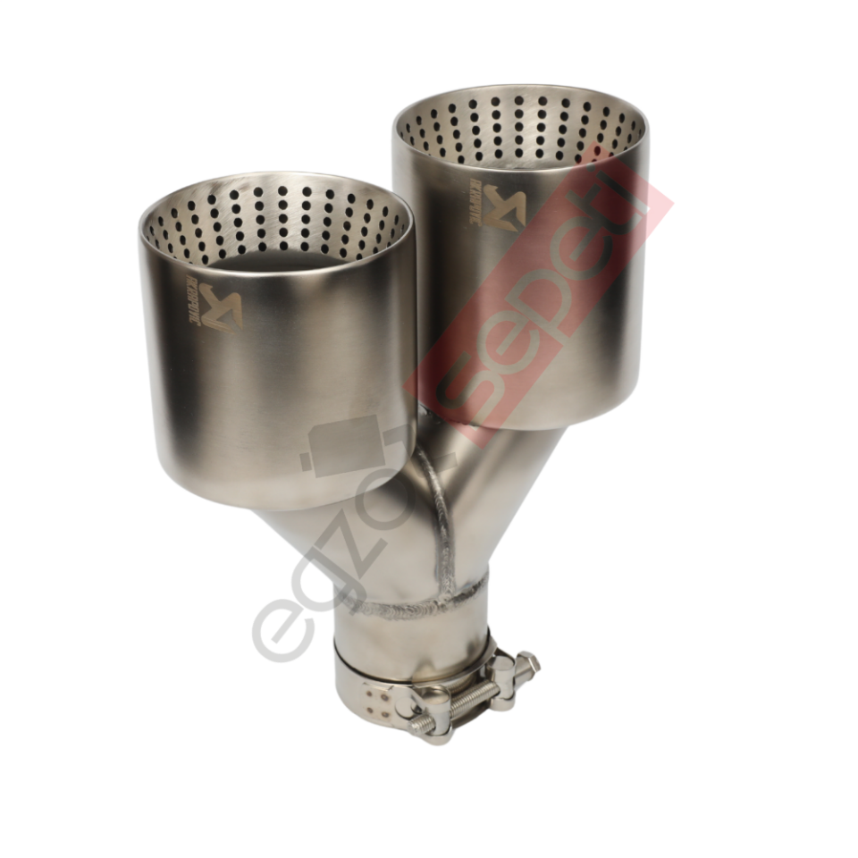 Akrapoviç Krom Egzoz Ucu 100 MM Sağ Gerçek Karbon Malzeme İthal Ürün