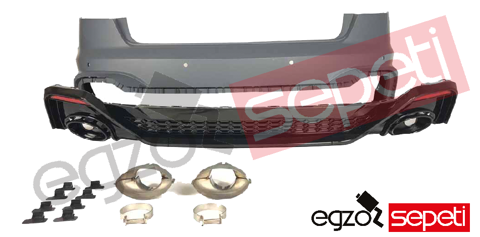 Audi A4 Arka Tampon Seti Rs 4D 2019-2021