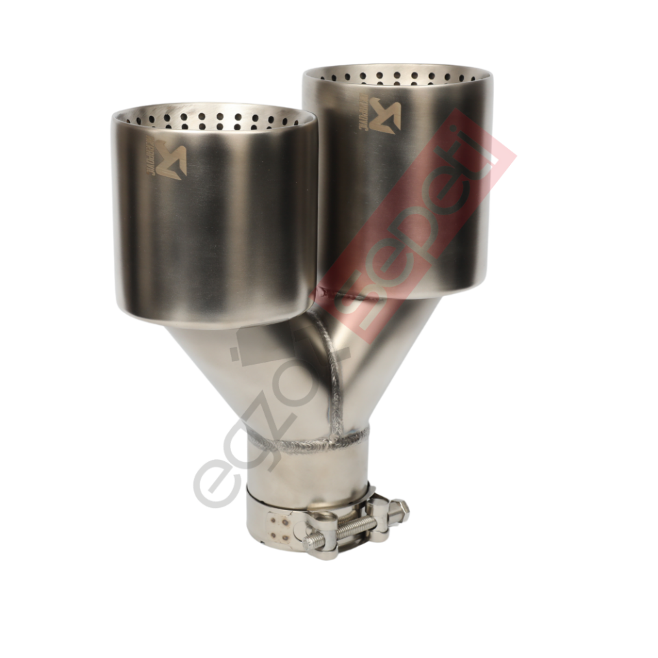 Akrapoviç Krom Egzoz Ucu 100 MM Sağ Gerçek Karbon Malzeme İthal Ürün