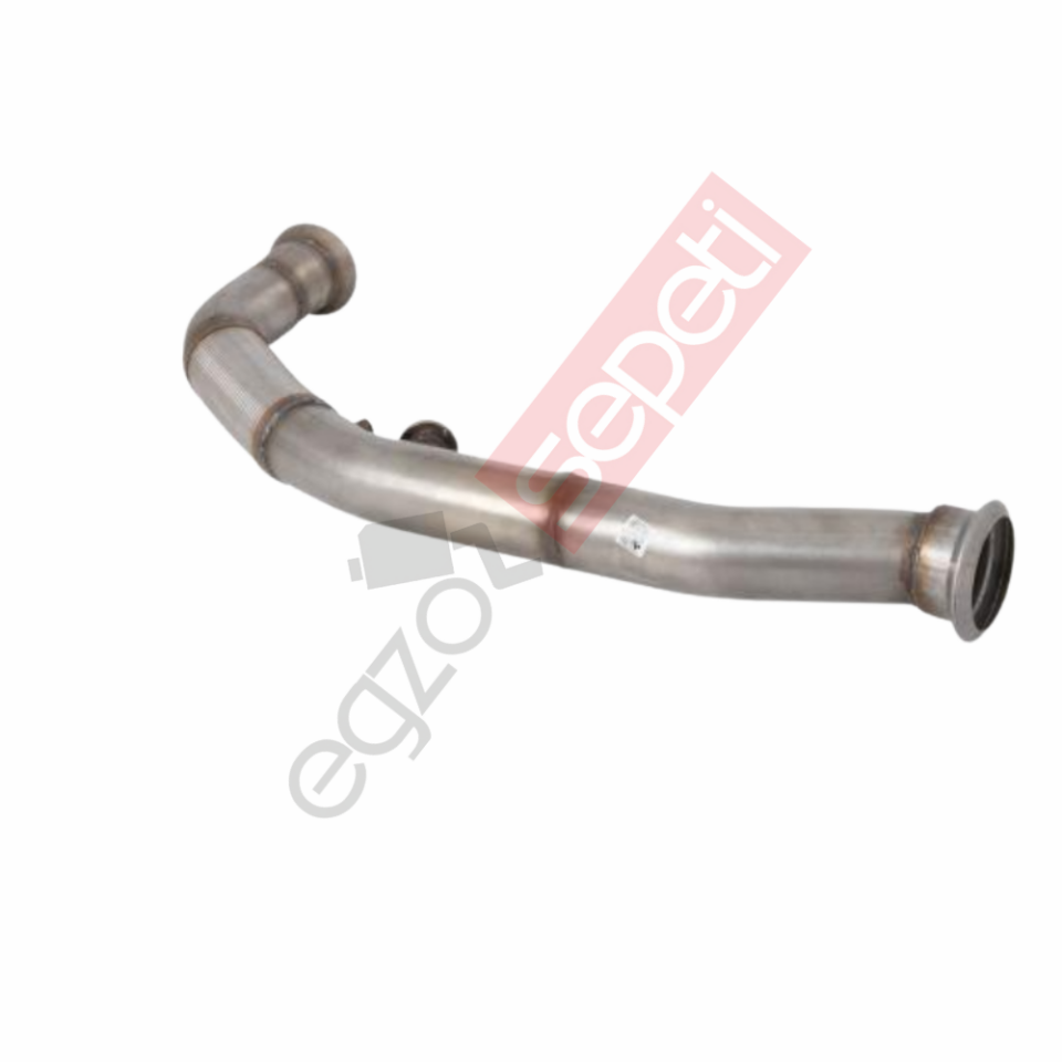 Renault Midlum Boru, Egzoz Ön, E5, 7482414024 Renault Midlum Ø88,9 Inox, FLexli,