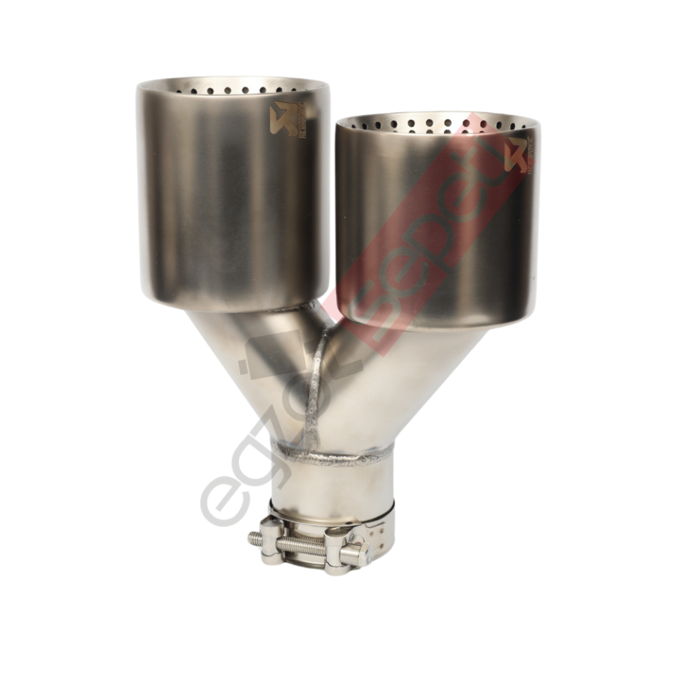 Akrapoviç Egzoz Ucu 100 MM Krom Çiftli Sol İthal Ürün