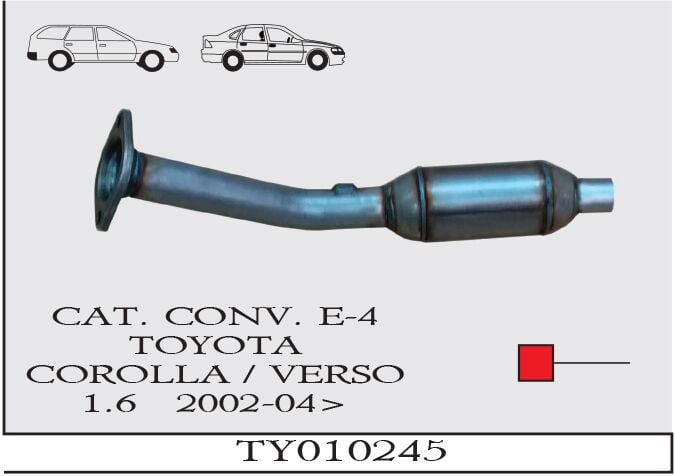 Toyota Corolla 1.6 Katalitik Konvertör Eu-4 2002>…