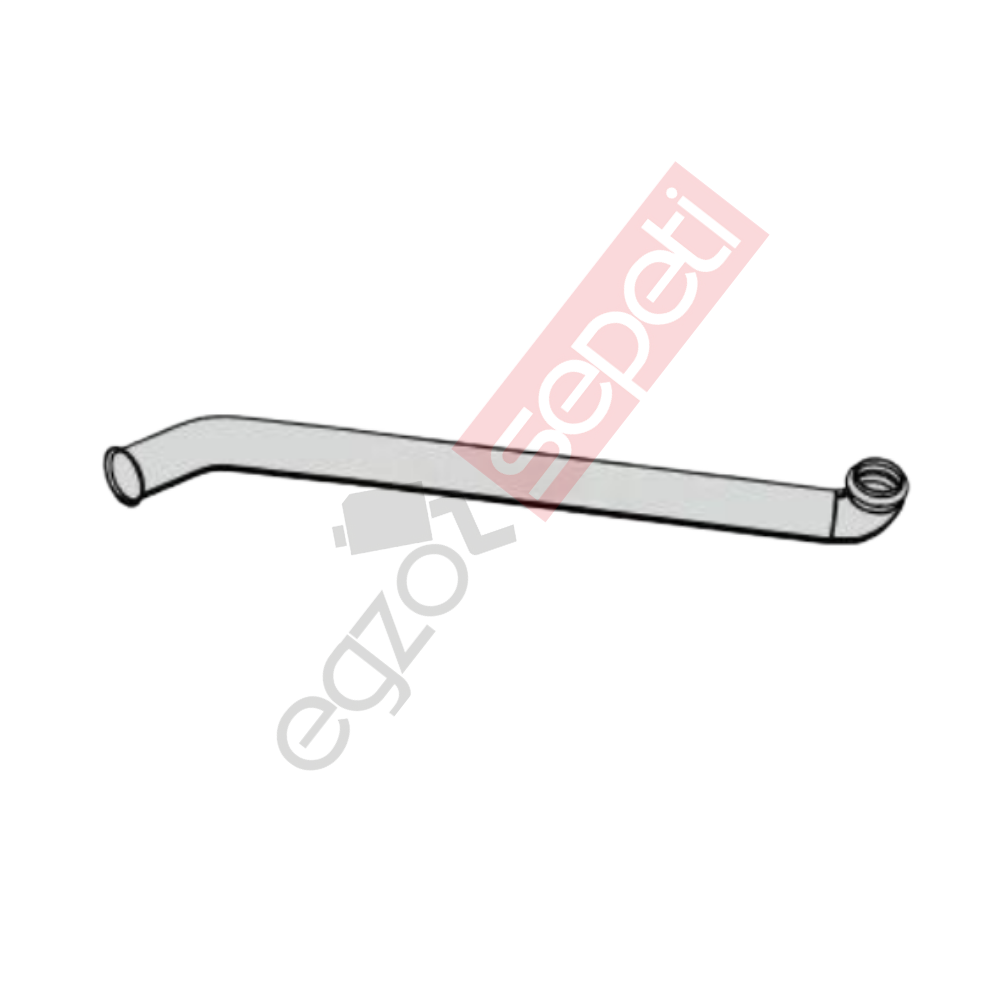 Renault Maxter Boru, Egzoz Ön, E2, 5430125814 Renault Maxter Ø110 Alusi,