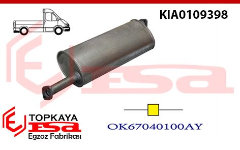 Kia Ceres 2.2 Susturucu 1992 > 1997