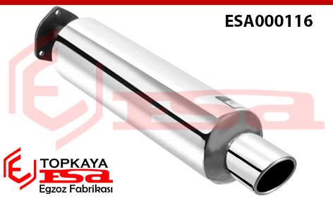 Yuvarlak Crom Motor Egzozu - Ф101