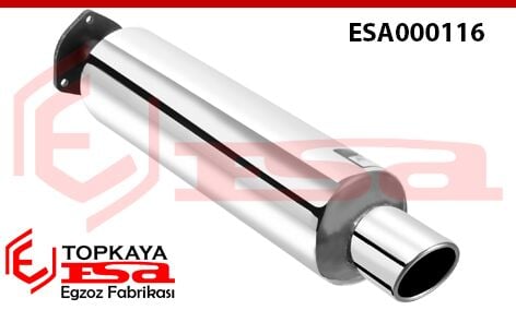 Yuvarlak Crom Motor Egzozu - Ф101