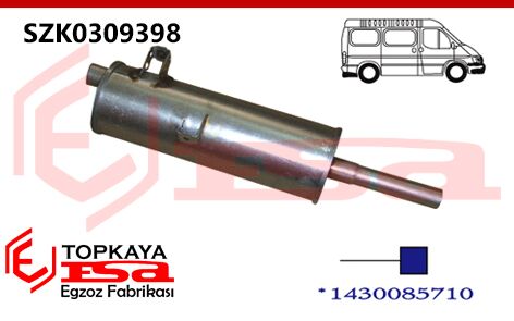 Suzuki Carry Arka Susturucu 08 / 1.3 1986 > 1998