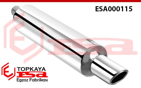 Yuvarlak Crom Motor Egzozu - Ф101