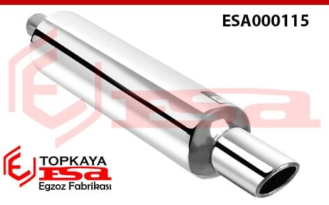 Yuvarlak Crom Motor Egzozu - Ф101