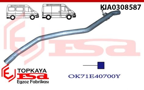 Kia Hi Besta Çıkış Borusu 1996 > 2000