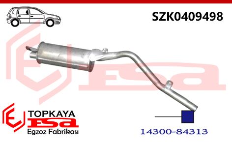 Suzuki Alto Arka Susturucu Borulu 0.8 1986 > 1994