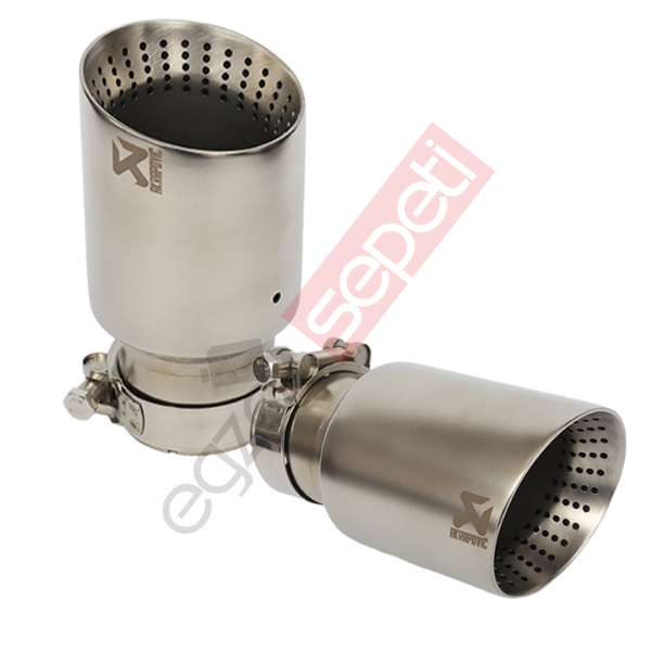 Akrapoviç Krom Egzoz Ucu SAğ Ve Sol Takım 90 MM İthal Ürün