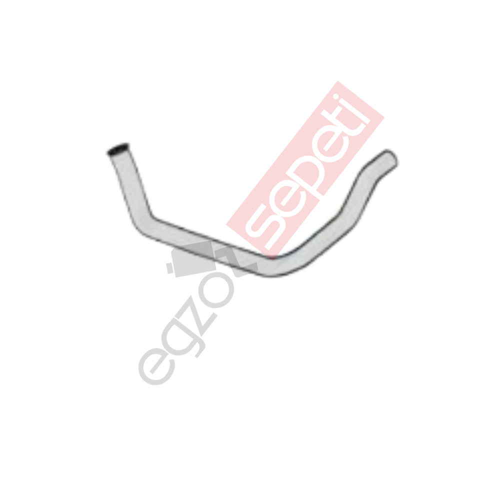 Renault Midliner Boru, Egzoz Ön, E1, 5010165825 Renault Midliner Ø88,9 Alusi,