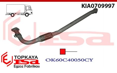 Kia Bongo 2.7 Ön Boru Spiralli Uzun 1996 > ...