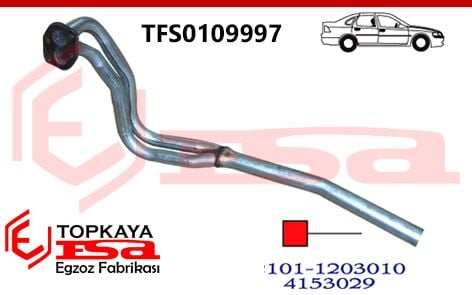 Fiat / Tofaş Murat 124 Ön Boru 1969 > 1990 Sedan Benzinli